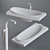 Ceramica Flaminia IO Vanity Tub 3D model small image 6