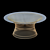 Elegant Gold Platner Dining Table 3D model small image 2