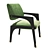 Elegant Arches Dining Chair 3D model small image 1