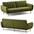 Brittany Sofa Futon: Stylish and Versatile 3D model small image 1