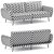 Brittany Sofa Futon: Stylish and Versatile 3D model small image 4