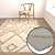 Luxury Carpet Set High-Quality Textures 3 Variants 3D model small image 5