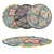 Round Carpet Set: Versatile Collection for Stunning Interiors 3D model small image 1