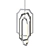 Audrie 6-Light Geometric Pendant 3D model small image 1