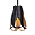 Elegant Geometric Pendant Light 3D model small image 1