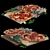 Delicious Traditional Tomato Pizza 3D model small image 1