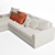 Sophie Minimalist Sofa: Modern Elegance for Any Space 3D model small image 3