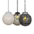 Zenrun Pendant Lamp: Metal & Colored Glass 3D model small image 2