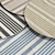 Higgs Striped Beige/Blue Indoor/Outdoor Rug 3D model small image 3