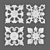 Elegant Decorative Wall Rosettes 3D model small image 2