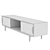 Bruni TV Console: Functional Space Saver 3D model small image 4