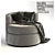 Balboa Swivel Armchair: Stylish and Comfortable 3D model small image 1