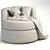 Balboa Swivel Armchair: Stylish and Comfortable 3D model small image 9