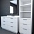 RH Modern Machinto Extra-Wide Vanity 3D model small image 2
