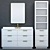 RH Modern Machinto Extra-Wide Vanity 3D model small image 4