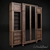 Elegant Library Cabinet: Customizable & Spacious 3D model small image 5