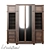 Elegant Library Cabinet: Customizable & Spacious 3D model small image 2