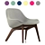  Modern Fabric Chair - 6 Color Options 3D model small image 7