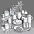 Elegant Dining: Table Setting 02 3D model small image 5