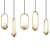 Modern Loft Gold Pendant Light 3D model small image 3