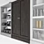 HAVSTA Glass Door Storage Combination 3D model small image 3