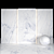 Vintage Carrara White Texture Tiles 3D model small image 2