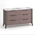 Toffee 6-Drawer Chest: Sleek Design & Wide Color Selection 3D model small image 1