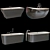 Luxury Villeroy & Boch Bath Set 3D model small image 1