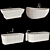 Luxury Villeroy & Boch Bath Set 3D model small image 5