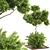 Garden Oasis Bush & Tree Set 3D model small image 2