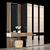 Elegant Hall Furniture Set 3D model small image 2