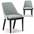 Modern Danish Chair by Sevensedie 3D model small image 4