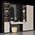  Modern Hallway Furniture Set 3D model small image 2