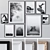 Multi-Colored Wood Photo Frames Set 3D model small image 1