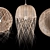 Rattan Pendant Chandelier 3D model small image 1