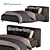 Luxury Slumber: Exquisite Bed 3D model small image 1