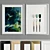 Modern Art Frame A18: Stylish Design, 4 Wood & 2 Metal Options, 50x70 cm 3D model small image 4