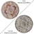 Round Carpet Set: Versatile and Detailed 3D model small image 2