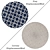 Versatile Round Carpets Set 3D model small image 2