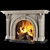 Elegant Venice Fireplace 3D model small image 1