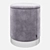 Silver Padded Oslo Stool 3D model small image 4