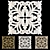 Elegant Rosette Wall Decor 3D model small image 1