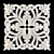 Elegant Rosette Wall Decor 3D model small image 5
