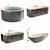 Luxury Rexa Design Bath Set 3D model small image 1
