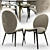 Arkady Dining Table: Organic Elegance 3D model small image 3