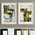 Modern Art Frame Set: A21 | 4 Woods & 2 Metals 3D model small image 1