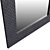 Graphite Rectangular Mirror 3D model small image 2