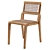 Unopiu Synthesis Teak Chair 3D model small image 1