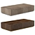 Sleek RH Modern Machinto Coffee Table 3D model small image 1