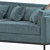 Modern 3-Seater Sofa - 260cm 3D model small image 3